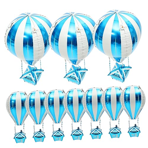 VALICLUD 10 Stück Aluminium Folienballons Luftballon Form für Kindergeburtstagsfeiern Bunte Deko für Shower und Schulpartys Leicht und Langlebig von VALICLUD