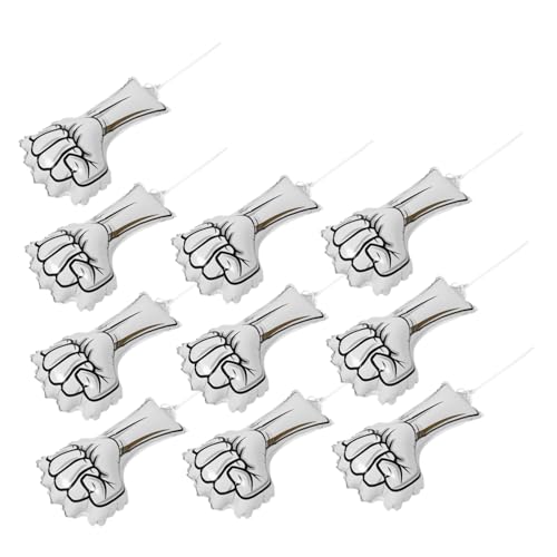 VALICLUD 10 Stück Teiliges Aufblasbare Sport-faustballons Langlebige Cheer-up-spielzeuge Leichte Schnell Aufblasbare Sticks für Basketball Fußball-events Vielseitig Einsetzbar für von VALICLUD