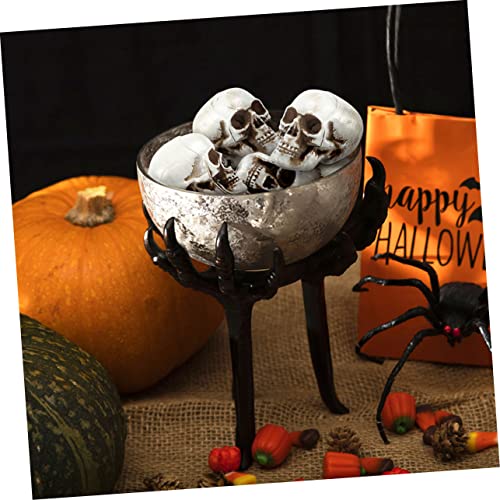 VALICLUD 10 Stück Teiliges Halloween Schädel Realistisch Aussehende Menschliche Skelettköpfe Gruselige Party und Haunted House Requisiten für Halloween Deko und Themenfeiern VALICLUD 10 Stück Teiliges Halloween Schädel Realistisch Aussehende Menschliche Skelettköpfe Gruselige Party und Haunted House Requisiten für Halloween Deko und Themenfeiern von VALICLUD