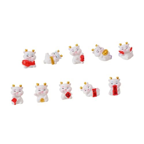 VALICLUD 10stücke Teiliges Mini Drache Statue Chinesisches Tierkreiszeichen Drachenfiguren Aus Harz Für Tischdeko Auto-Innenraum Und DIY Mikrolandschaften VALICLUD 10stücke Teiliges Mini Drache Statue Chinesisches Tierkreiszeichen Drachenfiguren Aus Harz Für Tischdeko Auto-Innenraum Und DIY Mikrolandschaften von VALICLUD