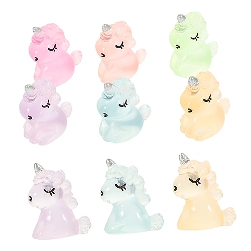 VALICLUD 12 Stück Teiliges Leuchtendes Einhorn Deko Zubehör Niedliche Einhornfiguren für Kreative DIY und Fahrzeugdekorationen VALICLUD 12 Stück Teiliges Leuchtendes Einhorn Deko Zubehör Niedliche Einhornfiguren für Kreative DIY und Fahrzeugdekorationen von VALICLUD