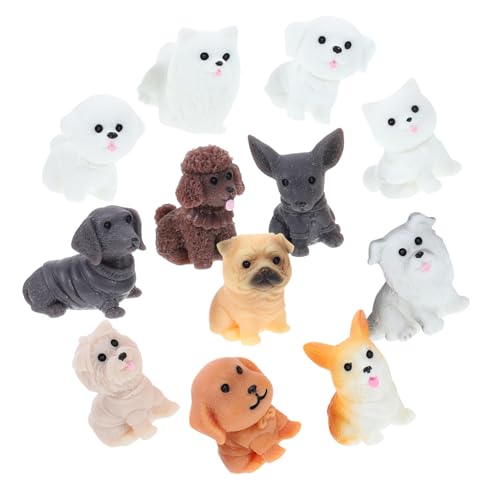 VALICLUD 12 Stück Teiliges Resin Hund Miniatur Cartoon Garten Hund Figur Langlebige Harz Deko für Desktop Blumentopf Garten Balkon Lebendige Tierstatue mit Detailreicher Verarbeitung VALICLUD 12 Stück Teiliges Resin Hund Miniatur Cartoon Garten Hund Figur Langlebige Harz Deko für Desktop Blumentopf Garten Balkon Lebendige Tierstatue mit Detailreicher Verarbeitung von VALICLUD