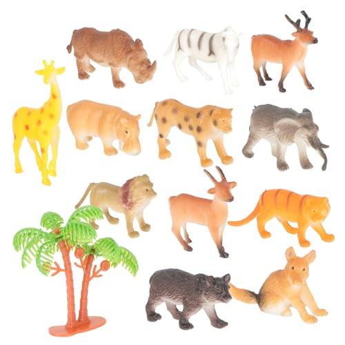 VALICLUD 12Stücke Teiliges Wildtiere Figuren für Babyparty Geburtstagsfeier für Kleinkinder Robuste und Sichere Tiermodelle aus Hochwertigem Material VALICLUD 12Stücke Teiliges Wildtiere Figuren für Babyparty Geburtstagsfeier für Kleinkinder Robuste und Sichere Tiermodelle aus Hochwertigem Material von VALICLUD