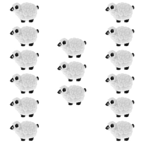 VALICLUD 15 Stück Teiliges Miniatur Bauernhof Resin Figuren Handbemalte Kleine Schaf Ziegendekoration Langlebige Resin Tierornamente für Mikro landschaften Haus Bürotisch Dekor VALICLUD 15 Stück Teiliges Miniatur Bauernhof Resin Figuren Handbemalte Kleine Schaf Ziegendekoration Langlebige Resin Tierornamente für Mikro landschaften Haus Bürotisch Dekor von VALICLUD