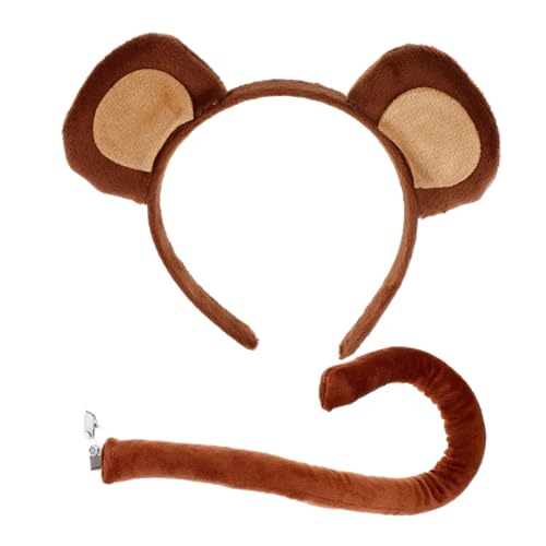 VALICLUD 1Satz Kostüm Set mit Stirnband Dschungelpartys Halloween Kostümzubehör für Tier Rollenspiele Verspieltes Design Langlebig VALICLUD 1Satz Kostüm Set mit Stirnband Dschungelpartys Halloween Kostümzubehör für Tier Rollenspiele Verspieltes Design Langlebig von VALICLUD