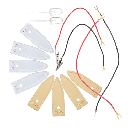 VALICLUD 1Satz Kupfer Zink Elektroden für Fruchtbatterie Experimente Materialien zur des Naturwissenschaftlichen Lernens Robust für DIY Projekte VALICLUD 1Satz Kupfer Zink Elektroden für Fruchtbatterie Experimente Materialien zur des Naturwissenschaftlichen Lernens Robust für DIY Projekte von VALICLUD