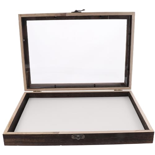 VALICLUD 1Satz Vintage Probenvitrine Aus Holz Exemplar Rahmenetui Für Insekten Pflanzen Mit Natürlicher Holzmaserung Für Sammler Als Dekoration VALICLUD 1Satz Vintage Probenvitrine Aus Holz Exemplar Rahmenetui Für Insekten Pflanzen Mit Natürlicher Holzmaserung Für Sammler Als Dekoration von VALICLUD