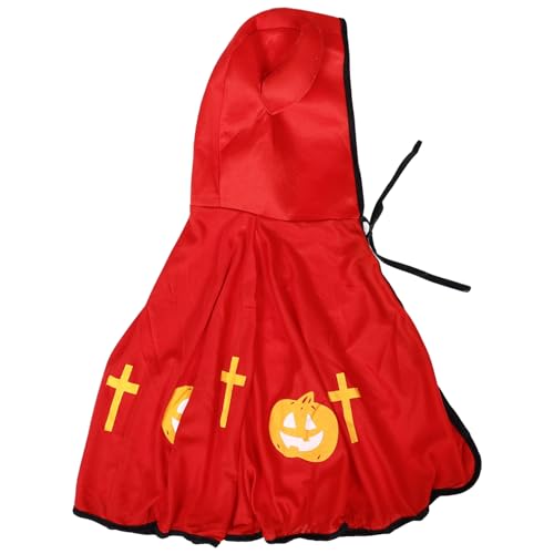 VALICLUD 1Stk Horn Umhang halloween theme halloween cape halloween dekoration streudekor halloween Costume party Dress-up Kap Sensenmann Haube Maske Festivalkostüm Cosplay-Mantel Tuch Black von VALICLUD