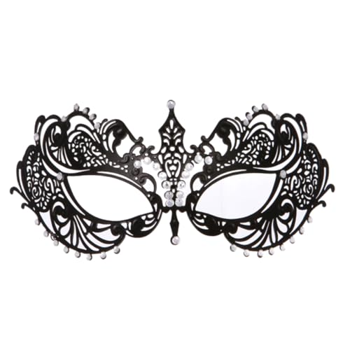 VALICLUD 1stk Strass-party-maske Foto-requisite Strasssteine Ball Masken Partymaske Cosplay-maske Diamant Karneval-maske Bequeme Maske Augenklappenmaske Mädchenmaske Metall Augenbinde von VALICLUD