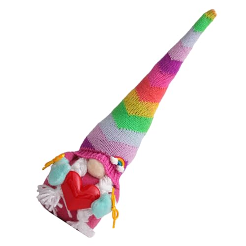 VALICLUD 1Stück Gestrickte Love Rudolph High Hat Gesichtslose Puppe für Kinderzimmer und Wohnräume Umweltfreundliches Material Farbenfrohes Design Langlebige VALICLUD 1Stück Gestrickte Love Rudolph High Hat Gesichtslose Puppe für Kinderzimmer und Wohnräume Umweltfreundliches Material Farbenfrohes Design Langlebige von VALICLUD