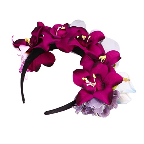 VALICLUD 1Stück Retro Blumenhaarband für Halloween Eleganter Kopfschmuck für Partys Cosplay und Themenfeiern Leicht und Bequem Kostümzubehör für Unvergessliche Auftritte VALICLUD 1Stück Retro Blumenhaarband für Halloween Eleganter Kopfschmuck für Partys Cosplay und Themenfeiern Leicht und Bequem Kostümzubehör für Unvergessliche Auftritte von VALICLUD