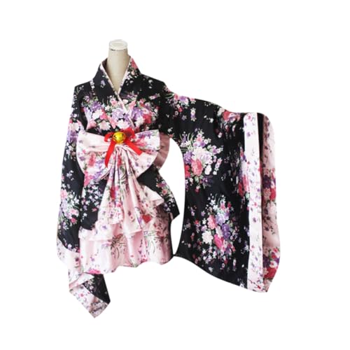 VALICLUD 1stk Cosplay-kimono Cosplay-outfit Frauen-kimono Kimono Für Frauen Kimonos Für Frauen Cosplay-kleid Mädchenkleidung Kirschblütenkleid Lolita-kleidung Fräulein Japan Prinzessin von VALICLUD