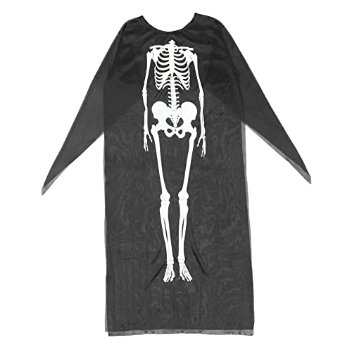 VALICLUD 1stk Halloweenkostüm Make-up-umhang Halloween-skelett Kleiden Gruselige Skelettrobe Kinderkostüm Beängstigend Dinosaurier Ausfallen Kunst Das Clownkostüm Unheimlich Stoff Black VALICLUD 1stk Halloweenkostüm Make-up-umhang Halloween-skelett Kleiden Gruselige Skelettrobe Kinderkostüm Beängstigend Dinosaurier Ausfallen Kunst Das Clownkostüm Unheimlich Stoff Black von VALICLUD