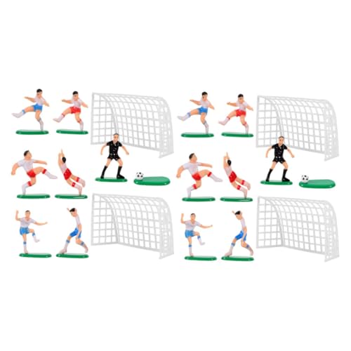 VALICLUD 2 Sätze Fußball Torte Dekoration mit Miniatur Fußballfiguren und für Geburtstagsfeiern und Sportevents Wiederverwendbar und Sicher Einfache Handhabung und Montage VALICLUD 2 Sätze Fußball Torte Dekoration mit Miniatur Fußballfiguren und für Geburtstagsfeiern und Sportevents Wiederverwendbar und Sicher Einfache Handhabung und Montage von VALICLUD