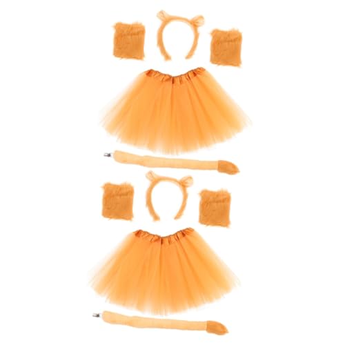 VALICLUD 2 Sätze Löwenkostüm Für Mädchen Cosplay-schwanzstütze Löwen-cosplay-kostüm Cosplay Stirnband, Stirnband Und Halloween Stirnbänder Plüsch VALICLUD 2 Sätze Löwenkostüm Für Mädchen Cosplay-schwanzstütze Löwen-cosplay-kostüm Cosplay Stirnband, Stirnband Und Halloween Stirnbänder Plüsch von VALICLUD