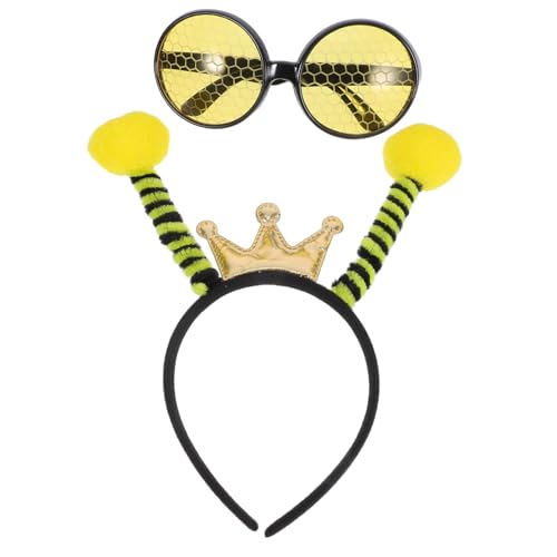 VALICLUD 2 Stück Bienen Haarreif und Sonnenbrille Set Teiliges Partyzubehör für Erwachsene und Einzigartiges Kostüm Accessoire für Mottopartys und Festivals VALICLUD 2 Stück Bienen Haarreif und Sonnenbrille Set Teiliges Partyzubehör für Erwachsene und Einzigartiges Kostüm Accessoire für Mottopartys und Festivals von VALICLUD