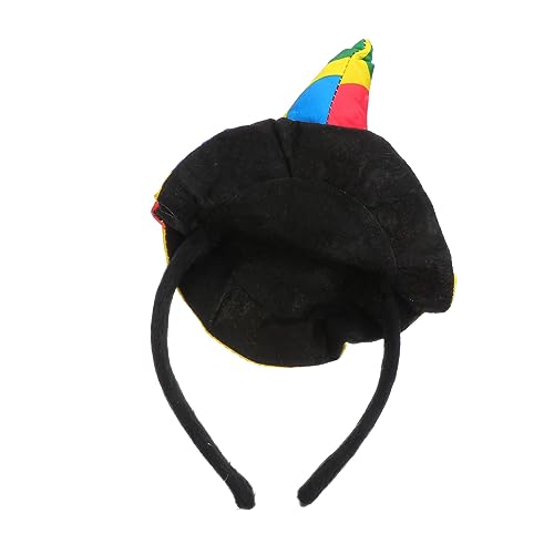 VALICLUD 2 Stück Clown-hut Party Zirkusdirektor Erheben Spaß Kind Clownhuthaarreihe Zeigen Halloween Verrückter Hut Lustig Zubehör Karnevalskostüm Klein Mörder Erwachsene Aus Mini Vinyl von VALICLUD