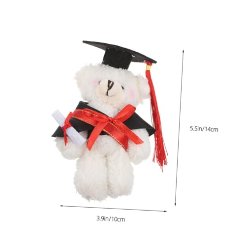 VALICLUD 2 Stück Doktor Plüschbär Graduation Gift Kuscheltier mit Doktorhut Weiches Stofftier Partygeschenk für Abschlussfeier Geschenkidee VALICLUD 2 Stück Doktor Plüschbär Graduation Gift Kuscheltier mit Doktorhut Weiches Stofftier Partygeschenk für Abschlussfeier Geschenkidee von VALICLUD