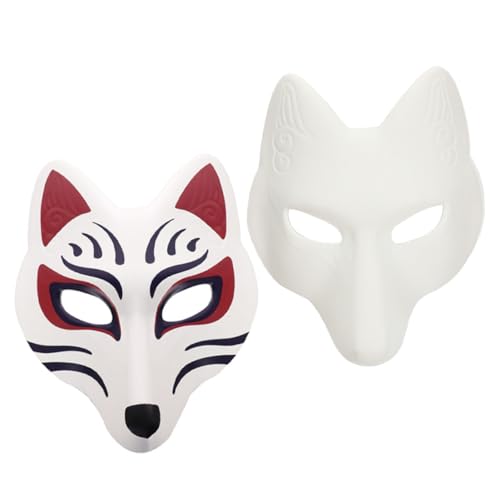 VALICLUD 2stücke Blanko- Für Und Halloween Handbemalbare Masken Für Cosplay Und Unbemalt Leicht Und Komfortabel VALICLUD 2stücke Blanko- Für Und Halloween Handbemalbare Masken Für Cosplay Und Unbemalt Leicht Und Komfortabel von VALICLUD