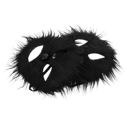 VALICLUD 2 Stück Furry Wolf Maske für Cosplay Halloween und Partys Bequeme Hautfreundliche Maske für Damen und Herren für Kostüm Events von VALICLUD