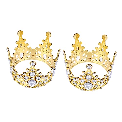 VALICLUD 2 Stück Geburtstagskrone Geburtstagsdekorationen Krone Kuchendekoration Mädchen Geburtstagskuchen Geburtstagsfeierdekorationen Und Glücklich Cake Toper Hochzeit Metall Golden VALICLUD 2 Stück Geburtstagskrone Geburtstagsdekorationen Krone Kuchendekoration Mädchen Geburtstagskuchen Geburtstagsfeierdekorationen Und Glücklich Cake Toper Hochzeit Metall Golden von VALICLUD