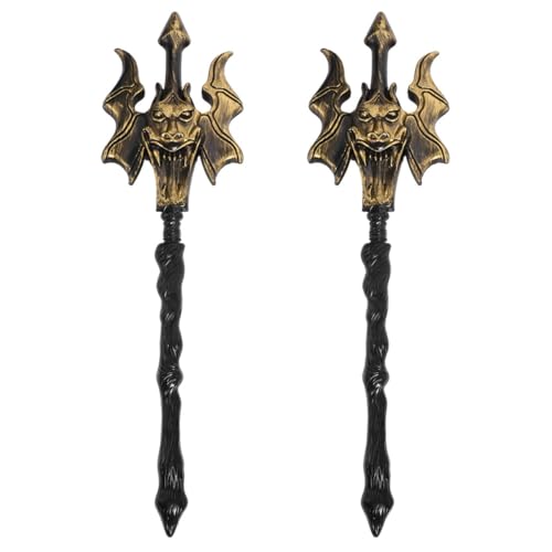 VALICLUD 2 Stück Gewindestange Cosplay Kostüme Kostüm Kinderspielzeug Aufblasbares Halloween Stirnband Zauberstab Halloween Kostüm Requisiten Bekleidung Gefälschte Teufel Kleid VALICLUD 2 Stück Gewindestange Cosplay Kostüme Kostüm Kinderspielzeug Aufblasbares Halloween Stirnband Zauberstab Halloween Kostüm Requisiten Bekleidung Gefälschte Teufel Kleid von VALICLUD
