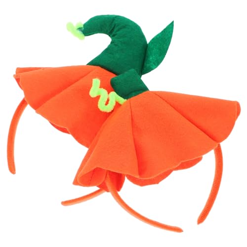 VALICLUD 2 Stück Halloween Kürbis Haarreif Lustige Kopfbedeckung für Kostümpartys und Feiern Leicht und Bequem für Halloween Dekoration und Cosplay von VALICLUD