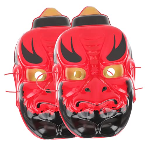 VALICLUD 2 Stück Halloween-Maske Maskerade Masken halloween costume halloween kleidung Horror-Requisiten halloween outfits halloweenmaske Cosplay -Requisite Party-Maske Plastik rot VALICLUD 2 Stück Halloween-Maske Maskerade Masken halloween costume halloween kleidung Horror-Requisiten halloween outfits halloweenmaske Cosplay -Requisite Party-Maske Plastik rot von VALICLUD