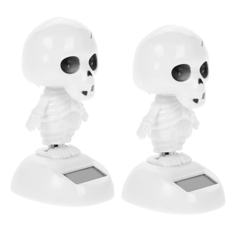 VALICLUD 2 Stück Halloween Solar Wackelfigur Auto Deko Tanzendes Skelett aus Robustem Solarbetriebenes Geister Ornament Leichte Kompakte Auto Dekoration für Party und Alltag VALICLUD 2 Stück Halloween Solar Wackelfigur Auto Deko Tanzendes Skelett aus Robustem Solarbetriebenes Geister Ornament Leichte Kompakte Auto Dekoration für Party und Alltag von VALICLUD
