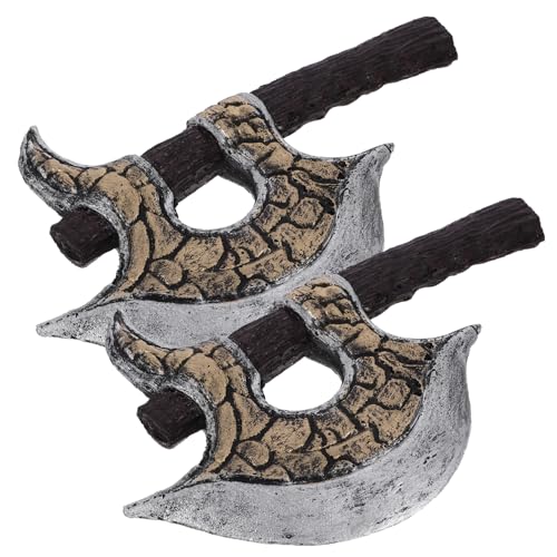 VALICLUD 2 Stück Handaxt Requisiten Partyzubehör Halloween Falsche Simulierte Halloween Halloween Cosplay Requisiten Dekoration Halloween Streich Cosplay Party VALICLUD 2 Stück Handaxt Requisiten Partyzubehör Halloween Falsche Simulierte Halloween Halloween Cosplay Requisiten Dekoration Halloween Streich Cosplay Party von VALICLUD