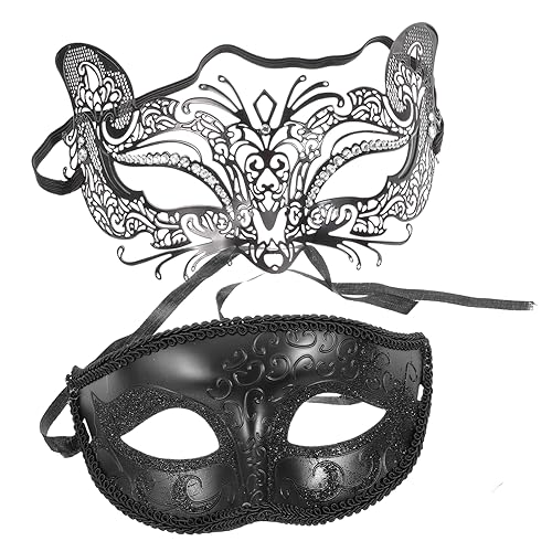 VALICLUD 2 Stück Maskerade Schmücken Lustige Maske Masken Erwachsene Party Halloween-augenmaske Karnevalsmaske Für Frauen Schmiedeeisen VALICLUD 2 Stück Maskerade Schmücken Lustige Maske Masken Erwachsene Party Halloween-augenmaske Karnevalsmaske Für Frauen Schmiedeeisen von VALICLUD