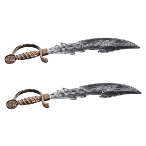 VALICLUD 2 Stück Piratenmachete Cosplay Ritterschwert Halloween Kostümschwert Kostümspielschwert Ritterspielzeugschwert Tu So, Als Würdest Du Plastik von VALICLUD