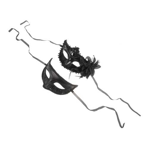 VALICLUD 2 Stück Stoff Maskerade Kunststoff Halloween Schrei Maske Schwarze Frau Maske Coole Masken VALICLUD 2 Stück Stoff Maskerade Kunststoff Halloween Schrei Maske Schwarze Frau Maske Coole Masken von VALICLUD