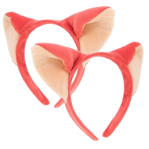 VALICLUD 2 Stück Teiliges Foxes Ohren Haarreif Weiches Bequemes Cosplay Stirnband mit Tierohren Langlebiges und Sicheres Material für Faschingskostüme und Partys Auffälliges Fuchs Design VALICLUD 2 Stück Teiliges Foxes Ohren Haarreif Weiches Bequemes Cosplay Stirnband mit Tierohren Langlebiges und Sicheres Material für Faschingskostüme und Partys Auffälliges Fuchs Design von VALICLUD