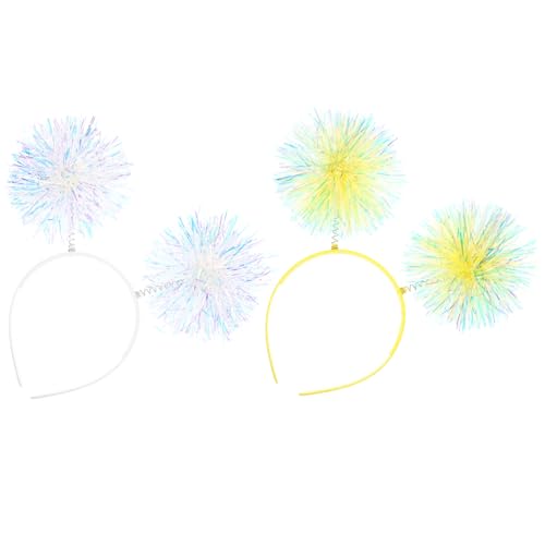 VALICLUD 2 Stück Teiliges Glitzer Pailletten Haarband mit Flauschigen Pompons Kreative Haarreifen für Geburtstagsfeier Karneval Party und Festliche Anlässe Komfortabel und Modisch für VALICLUD 2 Stück Teiliges Glitzer Pailletten Haarband mit Flauschigen Pompons Kreative Haarreifen für Geburtstagsfeier Karneval Party und Festliche Anlässe Komfortabel und Modisch für von VALICLUD