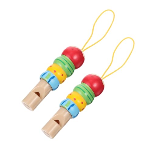 VALICLUD 2 Stück Teiliges Holzpfeifen für Robustes Musikspielzeug zur Früherziehung Sichere und Praktische Kleinkindspielzeuge Fördert Atmung und Musikalische Entwicklung für Jungen und VALICLUD 2 Stück Teiliges Holzpfeifen für Robustes Musikspielzeug zur Früherziehung Sichere und Praktische Kleinkindspielzeuge Fördert Atmung und Musikalische Entwicklung für Jungen und von VALICLUD
