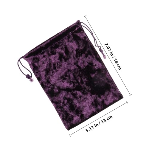 VALICLUD 2 Stück Teiliges Kordelzug Beutel aus Weichem Velours Stoff Kleine Schmucktaschen und Aufbewahrungsbeutel für Tarotkarten Würfel Kristalle Reise und Geschenke Schwarz VALICLUD 2 Stück Teiliges Kordelzug Beutel aus Weichem Velours Stoff Kleine Schmucktaschen und Aufbewahrungsbeutel für Tarotkarten Würfel Kristalle Reise und Geschenke Schwarz von VALICLUD