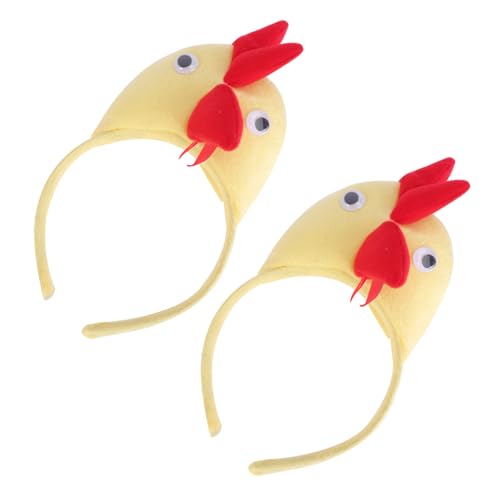 VALICLUD 2 Stück Teiliges Party Haarband mit Gelbem Hahn und Küken Dekorativer Kopfschmuck für Rutschfeste Langlebige Cosplay Haaraccessoires für Karneval Geburtstag und Festlichkeiten VALICLUD 2 Stück Teiliges Party Haarband mit Gelbem Hahn und Küken Dekorativer Kopfschmuck für Rutschfeste Langlebige Cosplay Haaraccessoires für Karneval Geburtstag und Festlichkeiten von VALICLUD