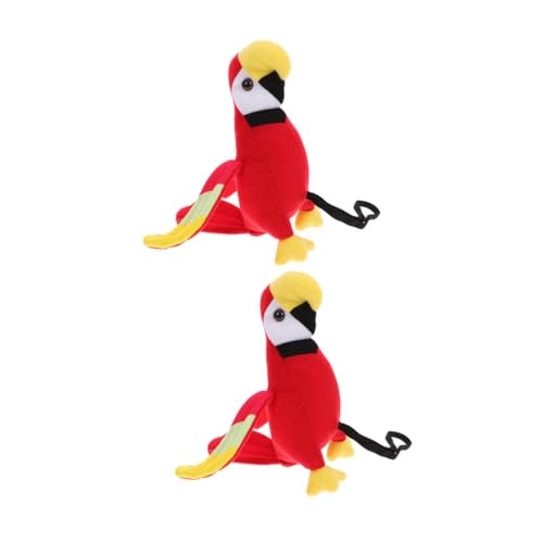 VALICLUD 2 Stück Teiliges Piratenkostüm Zubehör Schulter Halloween Party Requisit Realistisches Vogel Stofftier für Erwachsene Cosplay Accessoire von VALICLUD
