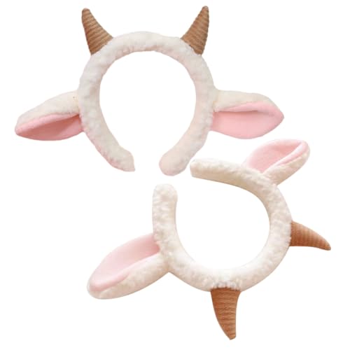 VALICLUD 2 Stück Teiliges Schaf ohren Stirnband aus Leichtem Bequem und Formstabil Niedliche Tierkopfbedeckung für Erwachsene für Party Kostüm und Alltag Rutschfestes Design VALICLUD 2 Stück Teiliges Schaf ohren Stirnband aus Leichtem Bequem und Formstabil Niedliche Tierkopfbedeckung für Erwachsene für Party Kostüm und Alltag Rutschfestes Design von VALICLUD