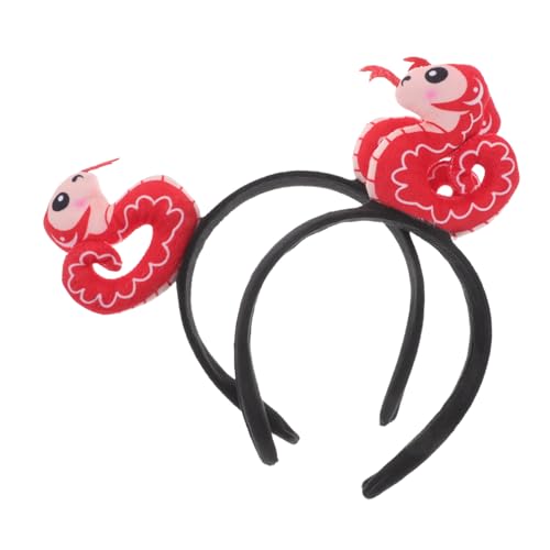 VALICLUD 2 Stück Teiliges Schlangen Stirnband Rot Niedliches Kopfband für Jahr der Schlange Feier Neujahrs Party Haarreif Festliches Accessoire Chinesisches Neujahr Themen Haarband VALICLUD 2 Stück Teiliges Schlangen Stirnband Rot Niedliches Kopfband für Jahr der Schlange Feier Neujahrs Party Haarreif Festliches Accessoire Chinesisches Neujahr Themen Haarband von VALICLUD