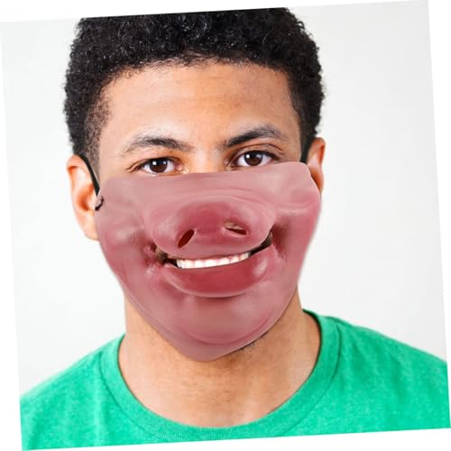 VALICLUD 2 Stück Teiliges Schweinenasen Halbgesicht Kostüm Tiermaske für Halloween Karneval Cosplay Pranks Hochzeitsspiele VALICLUD 2 Stück Teiliges Schweinenasen Halbgesicht Kostüm Tiermaske für Halloween Karneval Cosplay Pranks Hochzeitsspiele von VALICLUD