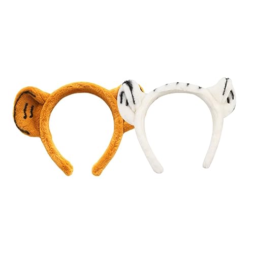 VALICLUD 2 Stück Tiger Head Hoop Ohren Kostüm Bands Elastisches Stirnband Für Party Ohr Haarreifen Haarreiber Stutzenhalter Frauen Stirnbänder Tierhaarreifen Tiere Stirnband Plüsch VALICLUD 2 Stück Tiger Head Hoop Ohren Kostüm Bands Elastisches Stirnband Für Party Ohr Haarreifen Haarreiber Stutzenhalter Frauen Stirnbänder Tierhaarreifen Tiere Stirnband Plüsch von VALICLUD