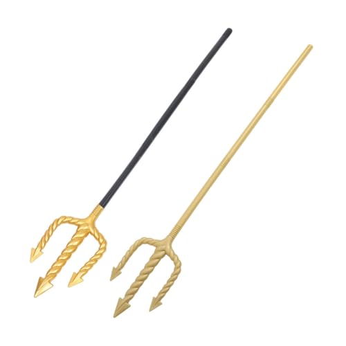VALICLUD 2 Stück Trigeminus Performance Requisiten Karneval Requisiten Cosplay Zubehör Dreizack Kostümzubehör Trident Halloween Prop Teufelsgabel Plastik Dreizack Cosplay Dreizack VALICLUD 2 Stück Trigeminus Performance Requisiten Karneval Requisiten Cosplay Zubehör Dreizack Kostümzubehör Trident Halloween Prop Teufelsgabel Plastik Dreizack Cosplay Dreizack von VALICLUD