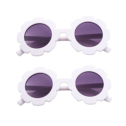VALICLUD 2 Stück kindersonnenbrille partybrille partygläßer party glasses Gläser Kinderbrille kind Anti-UV- für Weiß von VALICLUD