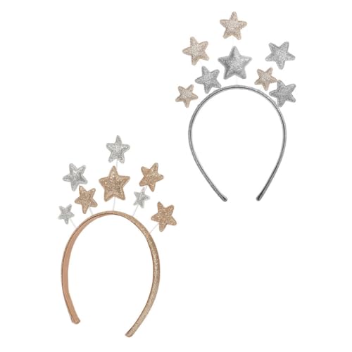 VALICLUD 2 Stücke Haarschmuck Stirnband Accessoires Für Den Silvesterabend Star-accessoires Niedliche Haaraccessoires Weihnachtsfeier Weihnachts-haarschmuck Mädchen Stirnbänder Stern Eisen VALICLUD 2 Stücke Haarschmuck Stirnband Accessoires Für Den Silvesterabend Star-accessoires Niedliche Haaraccessoires Weihnachtsfeier Weihnachts-haarschmuck Mädchen Stirnbänder Stern Eisen von VALICLUD