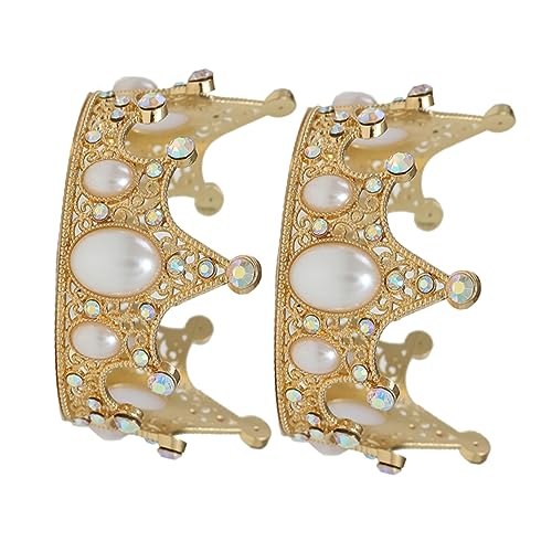 VALICLUD 2 Stücke Vintage Geburtstagskrone Tortendeko mit Perlen für Cake Crown Haaraccessoires für Unvergessliche Feiern VALICLUD 2 Stücke Vintage Geburtstagskrone Tortendeko mit Perlen für Cake Crown Haaraccessoires für Unvergessliche Feiern von VALICLUD