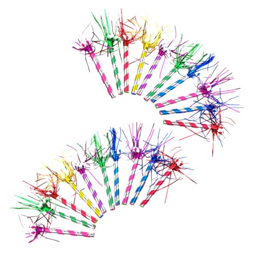 VALICLUD 20 Stück Teiliges Party Blasrohr Bunte Musikalische Party Tröten Noisemaker und Pfeifen für Geburtstagsfeiern zum Anfeuern von Erwachsenen und Kindern VALICLUD 20 Stück Teiliges Party Blasrohr Bunte Musikalische Party Tröten Noisemaker und Pfeifen für Geburtstagsfeiern zum Anfeuern von Erwachsenen und Kindern von VALICLUD