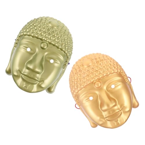 VALICLUD 2St Buddha-Kopfmaske Halloween-Maske karneval accessoires lebensechte masken Fasching Maske Tanzmaske tortenständer mit deckel japanische Maske Figur Maskenstütze Cosplay-Maske PVC VALICLUD 2St Buddha-Kopfmaske Halloween-Maske karneval accessoires lebensechte masken Fasching Maske Tanzmaske tortenständer mit deckel japanische Maske Figur Maskenstütze Cosplay-Maske PVC von VALICLUD