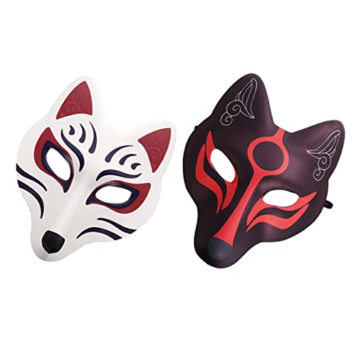 VALICLUD 2St Fuchs Maske Halloween-Katzenmaske Fuchs Halbmasken Halloween-Party- Hundemaske Alien-Kostüm halloween masken halloweenmaske Maskiert Halloween-Maske Streich Eva von VALICLUD